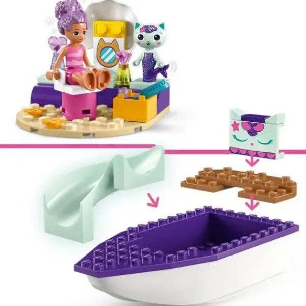 * Maisons De Poupee<10786 - ® Gabby Et La Maison Magique - Le Bateau Et Le Spa De Gabby Et Marine