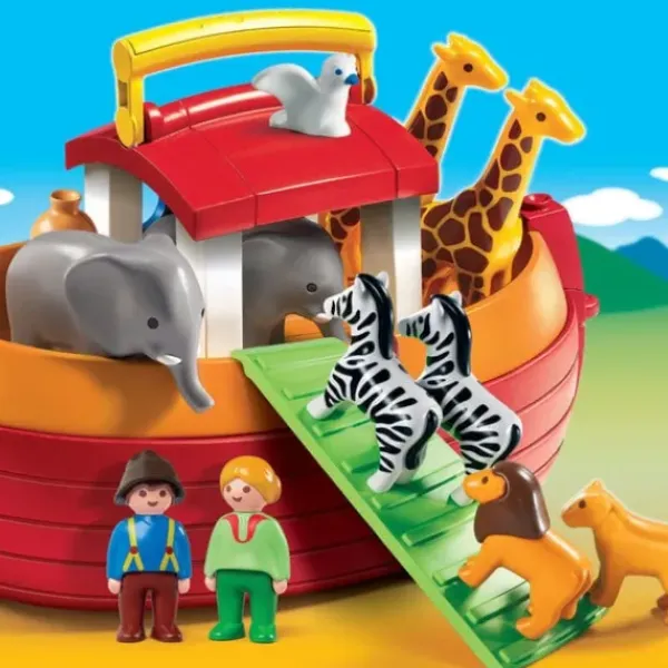 Playmobil Playmobil<6765 - Arche De Noe Transportable - 1.2.3