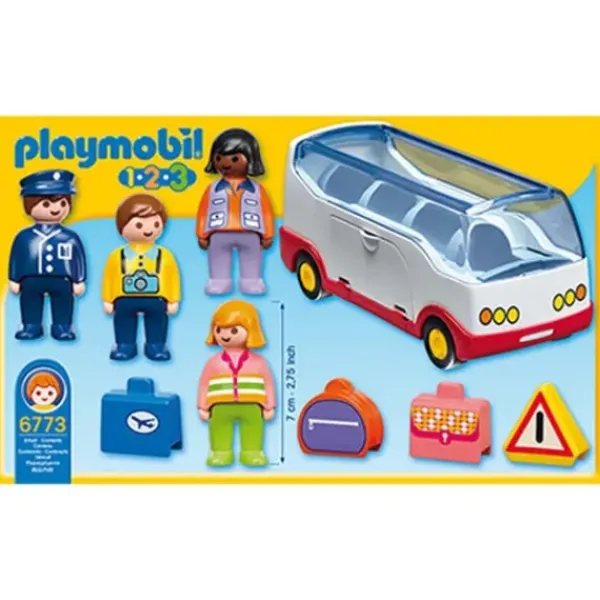 Playmobil Playmobil<6773 - Autocar De Voyage - 1.2.3
