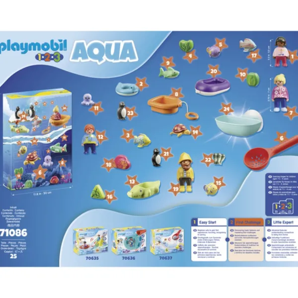 Playmobil Calendriers De L'avent<71086 - Calendrier De L'avent 1,2,3 Aqua