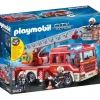 Playmobil Playmobil<9463 - Camion Pompiers Echelle Pivotante City Action
