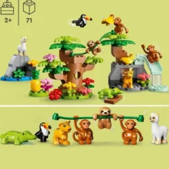 LEGO 1Er Age<10973 - ® Duplo - Animaux Sauvages D'Amerique Du Sud