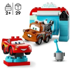 LEGO Jouets À Emboîter, À Empiler<10996 - ® Duplo - La Station De Lavage Avec Flash Mcqueen Et Martin