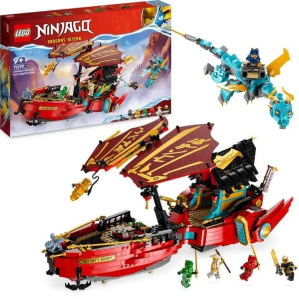 LEGO Lego, Briques Et Blocs<71797 - ® Ninjago - Le Qg Des Ninjas - La Course Contre La Montre