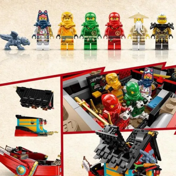 LEGO Lego, Briques Et Blocs<71797 - ® Ninjago - Le Qg Des Ninjas - La Course Contre La Montre