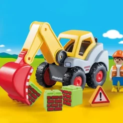 Playmobil Playmobil<70125 - 1.2.3 - Pelleteuse