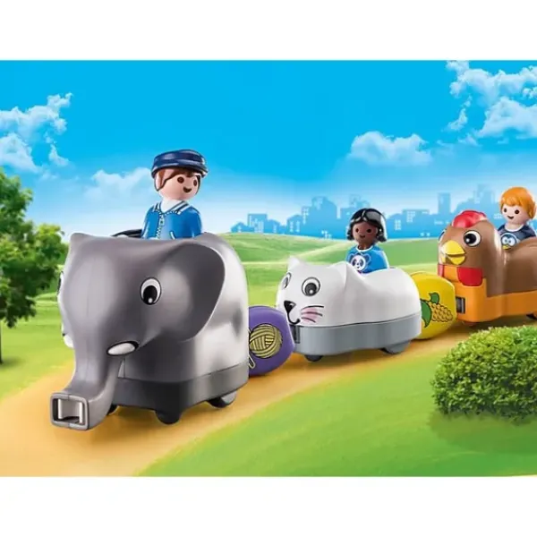 Playmobil Playmobil<70405 - 1.2.3 - Train Des Animaux