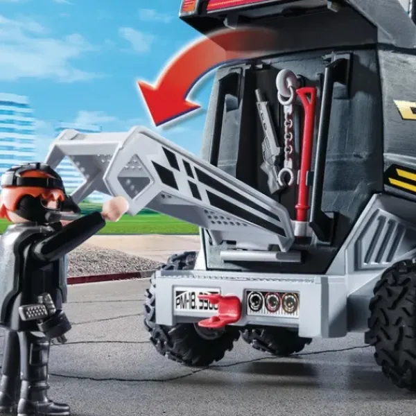 Playmobil Playmobil<9360 - City Action - Camion Des Policiers D'Elite Avec Sirene