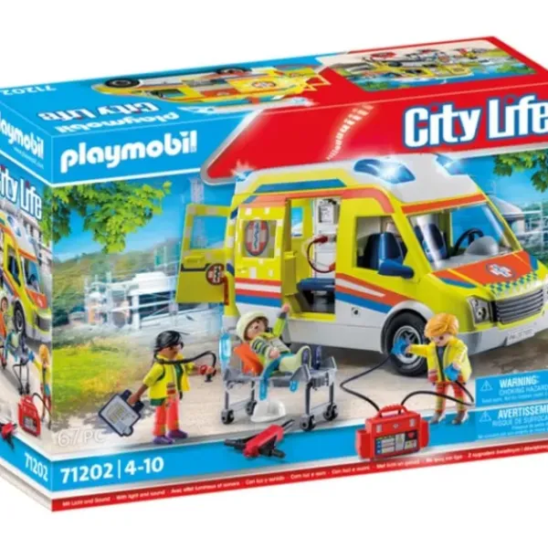 Playmobil Playmobil<71202 - City Life - Ambulance Avec Effets Lumineux