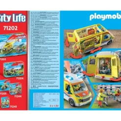 Playmobil Playmobil<71202 - City Life - Ambulance Avec Effets Lumineux
