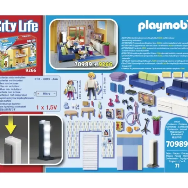 Playmobil Playmobil<70989 - City Life - Le Salon AMénage