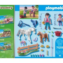 Playmobil Playmobil<71259 - Country - Starter Pack Cavaliers Et Chevaux