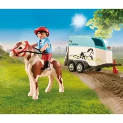 Playmobil Playmobil<70511 - Country - Voiture Et Van Pour Poney