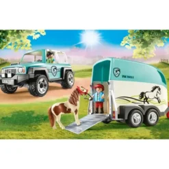 Playmobil Playmobil<70511 - Country - Voiture Et Van Pour Poney