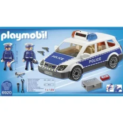 Playmobil Playmobil<6920 - Voiture De Policiers Avec Gyrophare - City Action