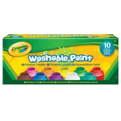 Crayola Dessin Et Peinture<10 Pots De Peinture Lavable