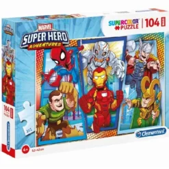 Clementoni Puzzles Enfants De 50 À 249 Pièces<2 Puzzles 104 Pcs, Marvel Avengers -
