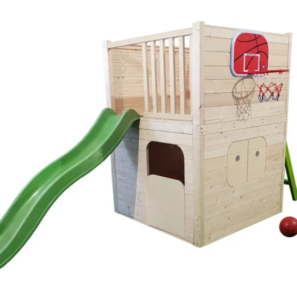 LG Distribution Aires De Jeux<Aire De Jeux En Bois Sport Avec Toboggan