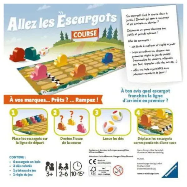 Ravensburger Jeux De Plateau<Allez Les Escargots