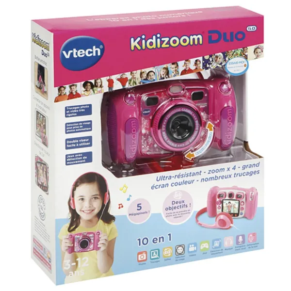 VTech Appareils Photo Et Camera<Appareil Photo Kidizoom Duo 5.0 Rose