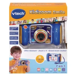 VTech Appareils Photo Et Camera<Appareil Photo Kidizoom Smile Bleu