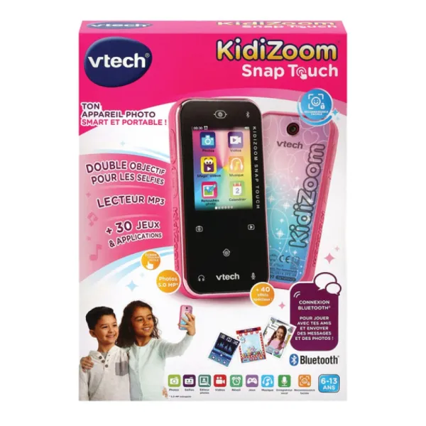 VTech Appareils Photo Et Camera<Appareil Photo Kidizoom Snap Touch Rose