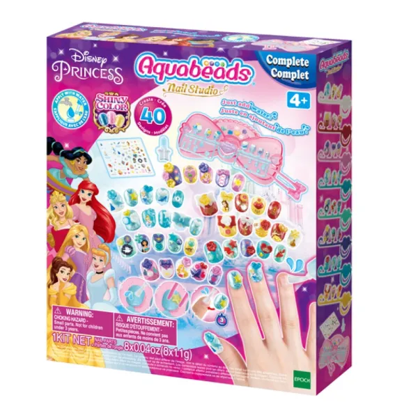 Aquabeads Perles< - 35006 - Le Coffret De Manucure Disney Princesses