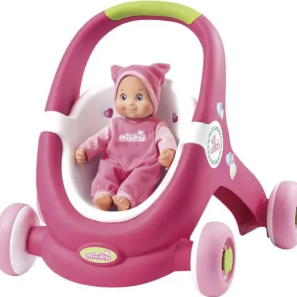 Smoby Poussettes Poupons<Baby Walker Porteur Poussette Minikiss Poupon
