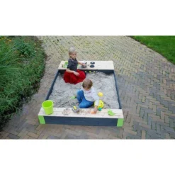 Exit Toys Bacs À Sable<Bac A Sable En Bois Avec Cuisine Aksent 200 X 140