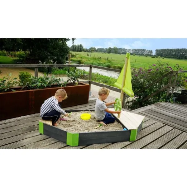 Exit Toys Bacs À Sable<Bac A Sable En Bois Bateau Aksent 190 X 90 Cm