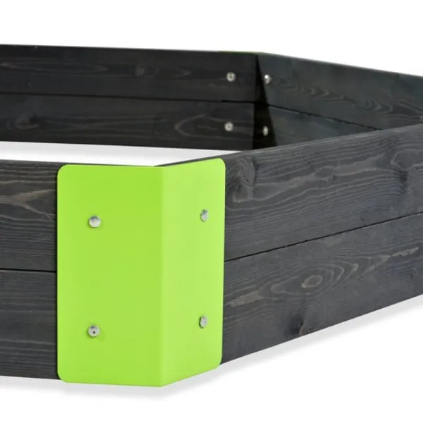 Exit Toys Bacs À Sable<Bac A Sable En Bois Hexagonal Aksent 200 X 170 Cm