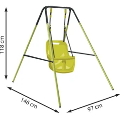 SUN and SPORT Balancoires Et Portiques<Balancoire En Metal Bebe