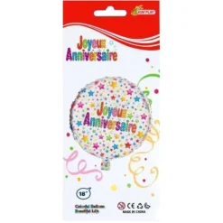 Kim Play Anniversaire<Ballon Joyeux Anniversaire 45 Cm