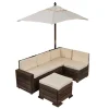 KidKraft Tables Et Chaises De Jardin<Banquette Enfant En Bois Avec Parasol