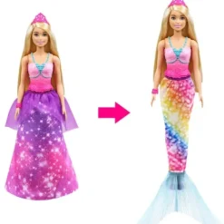 Mattel Barbie Et Poupées Mannequin<Barbie Princesse Transformation Sirene