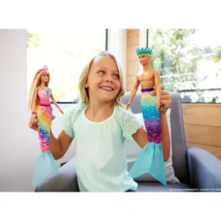 Mattel Barbie Et Poupées Mannequin<Barbie Princesse Transformation Sirene