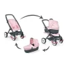 Smoby Poussettes Poupons<Bebe Confort - Combi Poussette + Landau 3 En 1 - Roues Silencieuses