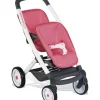 Smoby Poussettes Poupons<Bebe Confort - Poussette Jumeaux - 2 Positions + Roues Silencieuses