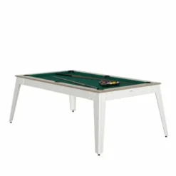 Rene Pierre Billards<Billard Steel Oslo Blanc Avec Plateau
