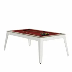 Rene Pierre Billards<Billard Steel Oslo Blanc Avec Plateau