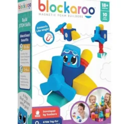 Blockaroo Jouets Stem< - Avion 10 Pieces