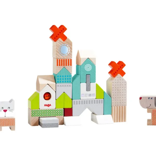 Haba Planchettes Et Construction En Bois<Blocs De Construction En Bois Chien Et Chat