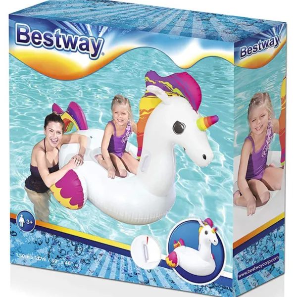 Bestway Bouées Jeux Gonflables Et Piscines<Bouee Licorne Avec Poignees