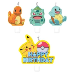 Amscan Anniversaire<Bougies Pokemon