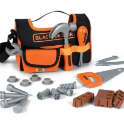 Smoby Bricolage<Caisse A Outils En Tissu Black Et Decker
