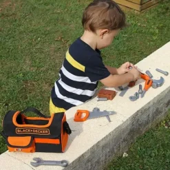 Smoby Bricolage<Caisse A Outils En Tissu Black Et Decker