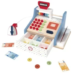 WOOD N PLAY Faire Comme Les Grands<Caisse Enregistreuse En Bois