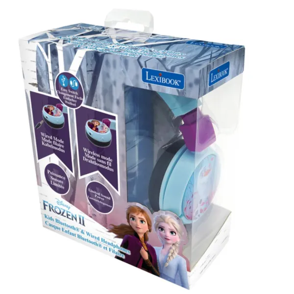 Lexibook Enceintes Bluetooth Et Casques Audio<Casque Audio 2-En-1 Bluetooth Et Filaire - La Reine Des Neiges 2