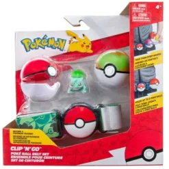 Bandai Mondes Imaginaires<Ceinture Pokemon Pokeball - Bulbizarre - Wave 11