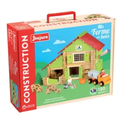 Jeujura Planchettes Et Construction En Bois<Chalet A Comte Avec Camion En Bois 180 Pieces